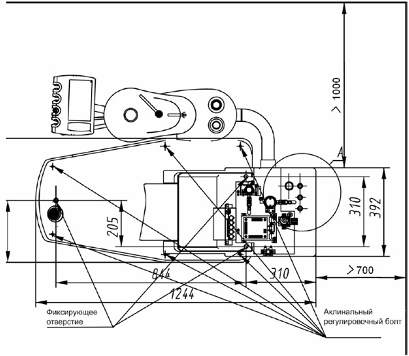Схема размещения Ritter Superior Схема размещения Ritter Superior